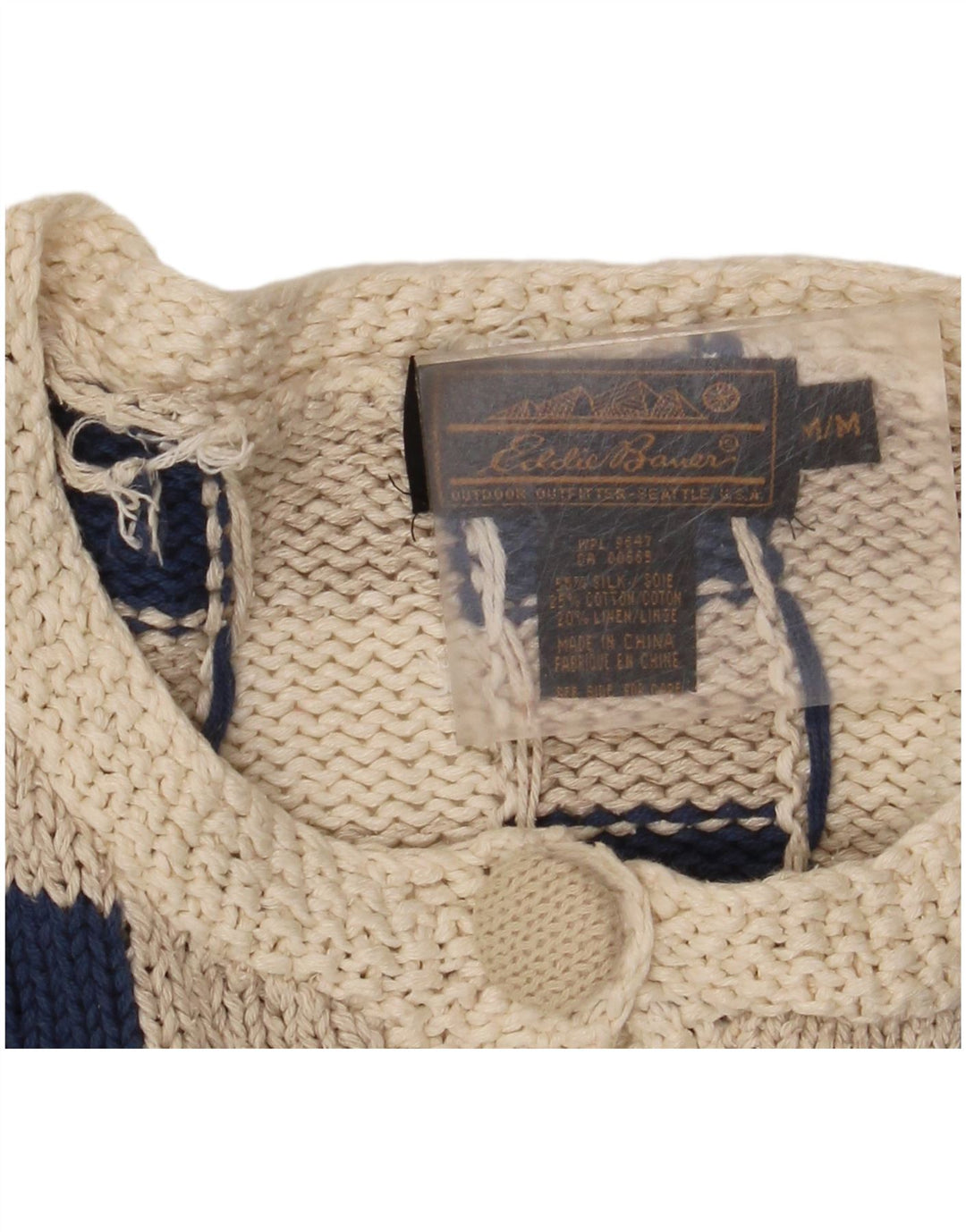 Eddie Bauer Womens Crop Cardigan Sweater UK 14 Medium Grey Check Silk