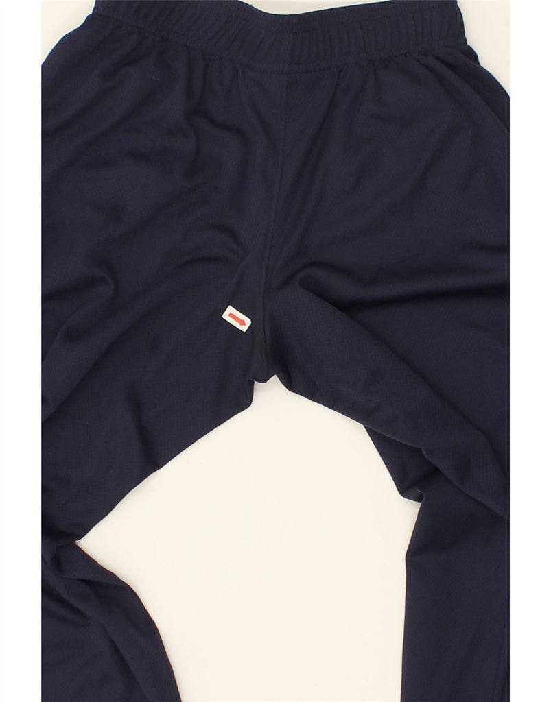 UNDER ARMOUR Boys Tracksuit Trousers 11-12 Years Navy Blue Polyester | Vintage Under Armour | Thrift | Second-Hand Under Armour | Used Clothing | Messina Hembry 