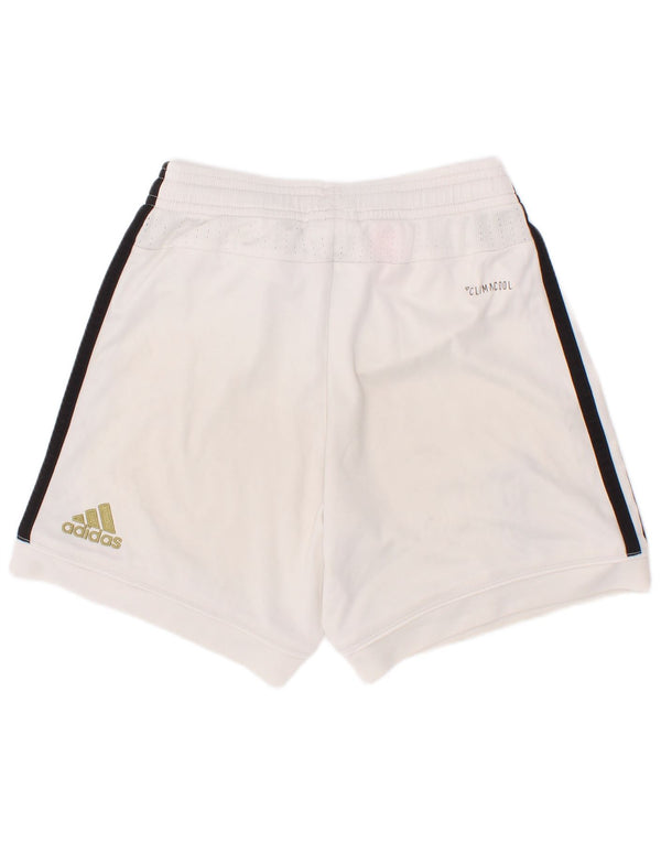 Adidas Boys Juventus Graphic Sport Shorts 7-8 Years White Polyester