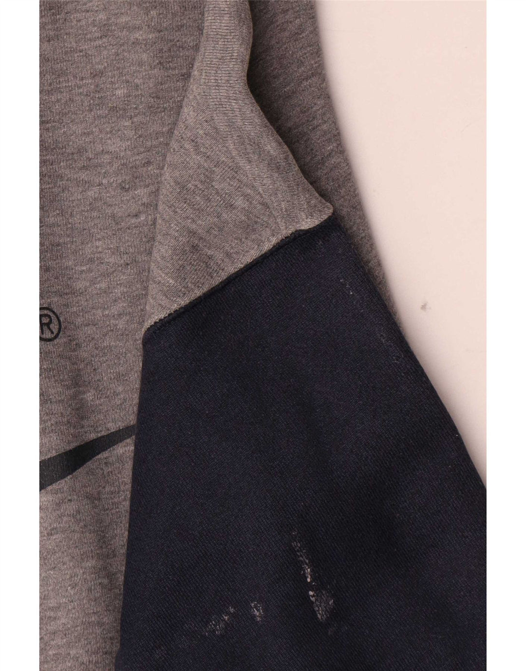 Nike Mens Graphic Sweatshirt Jumper Medium Grey Colourblock Cotton