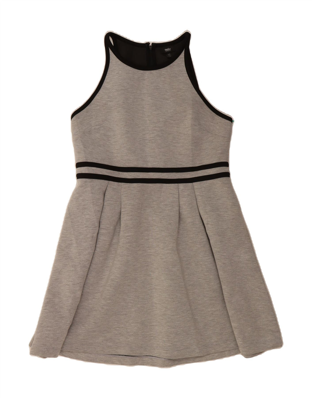 MOSSIMO Womens Big & Tall Sleeveless A-Line Dress UK 18 XL Grey Polyester Vintage Mossimo and Second-Hand Mossimo from Messina Hembry 