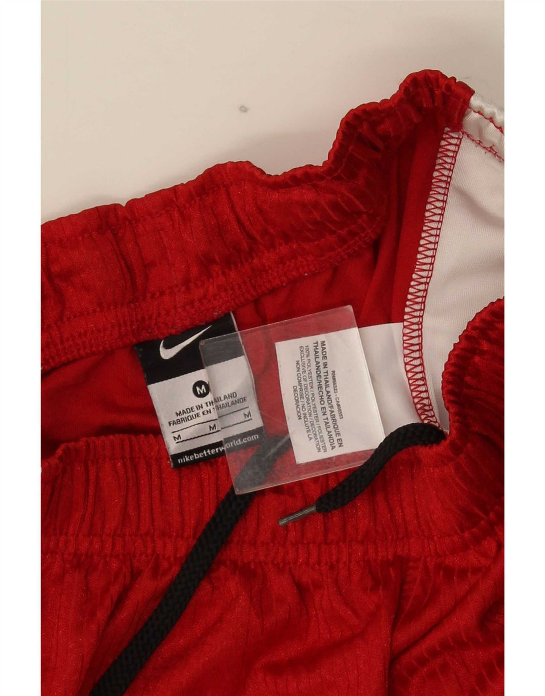 Nike Mens Sport Shorts Medium Red Colourblock Polyester