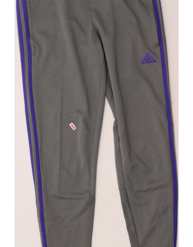 ADIDAS Womens Tracksuit Trousers UK 8/10 Small Grey Polyester Vintage Adidas and Second-Hand Adidas from Messina Hembry 