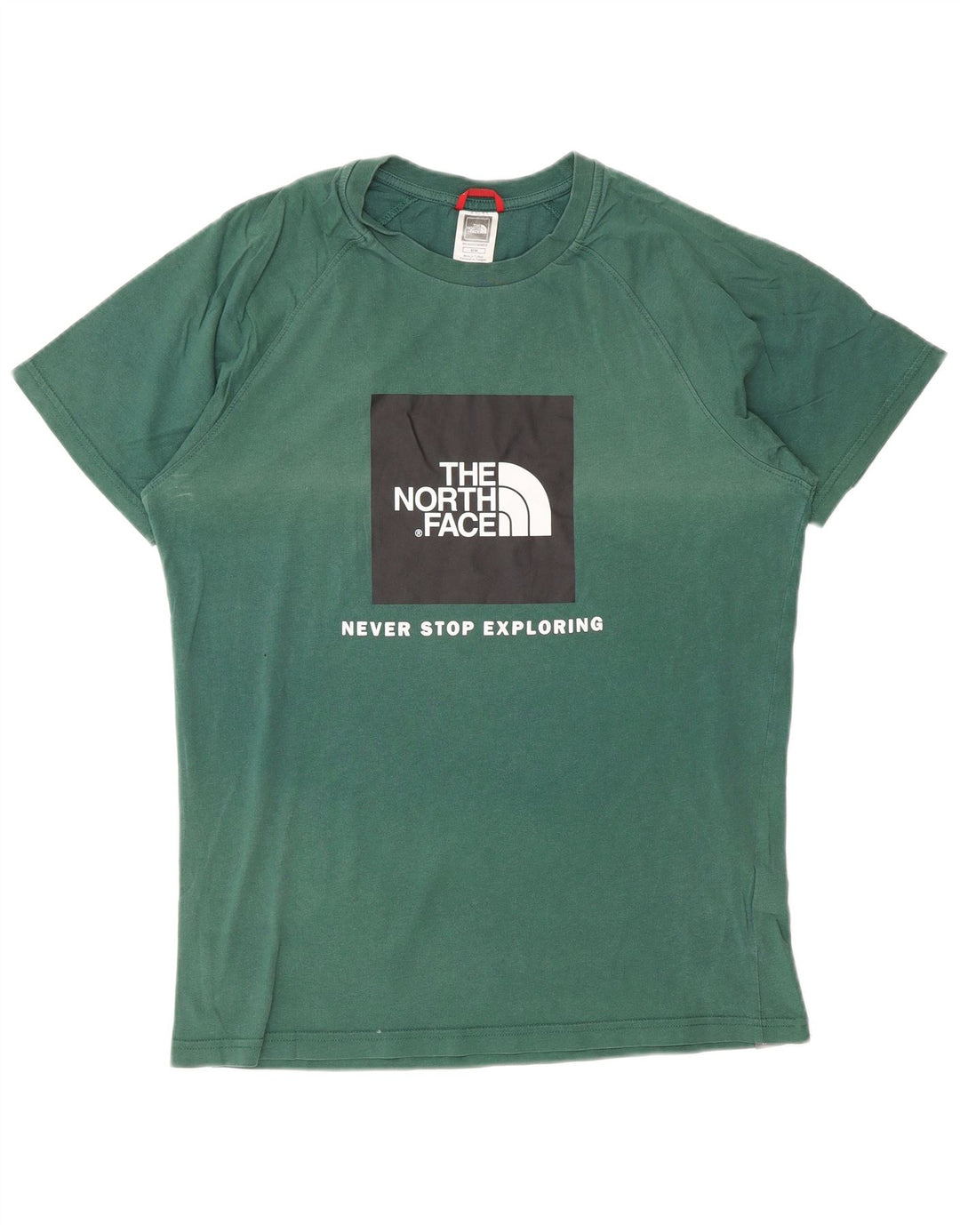 THE NORTH FACE Mens Graphic T-Shirt Top Medium Green Cotton