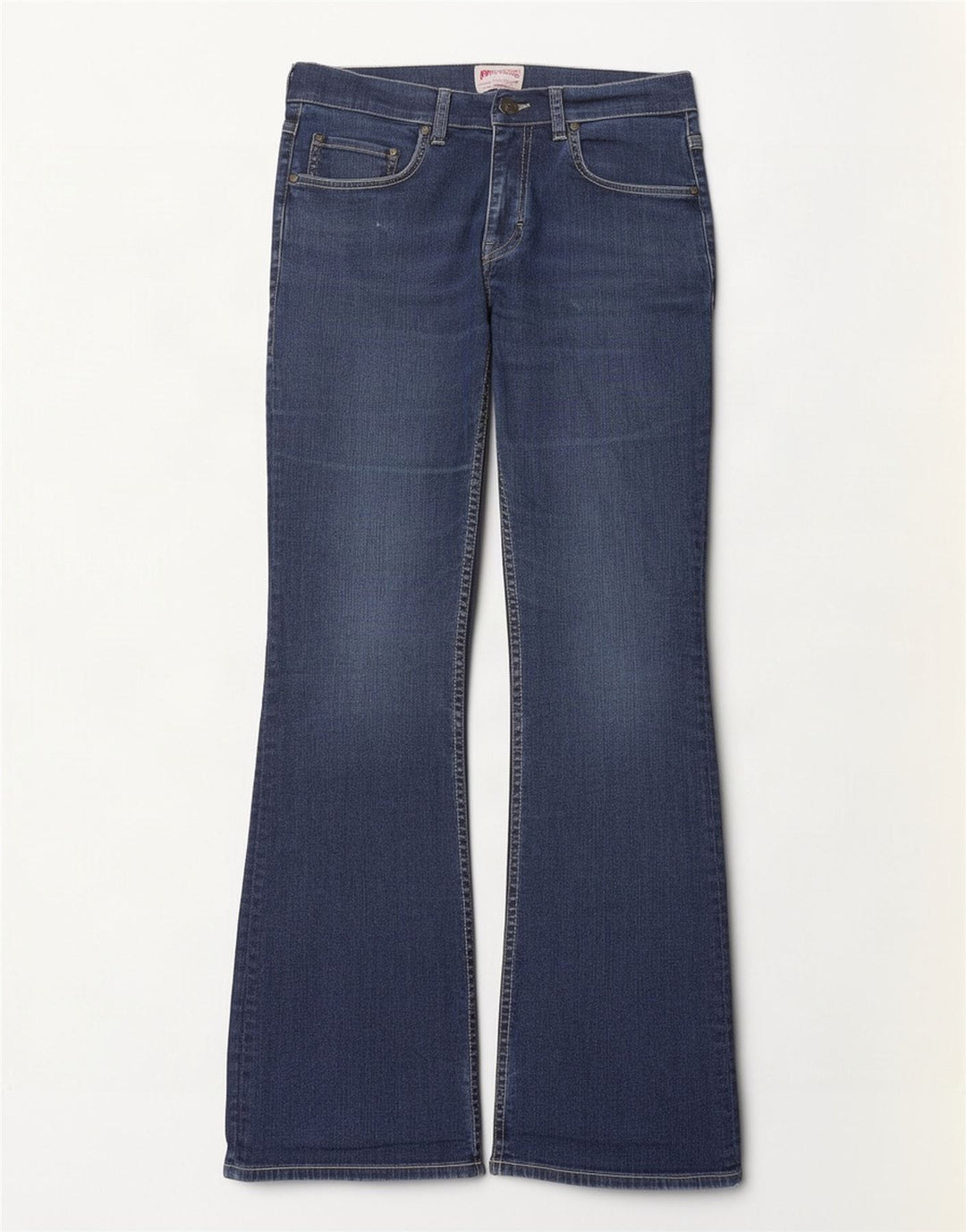Mustang Womens Bootcut Jeans W32 L32 Navy Blue Cotton
