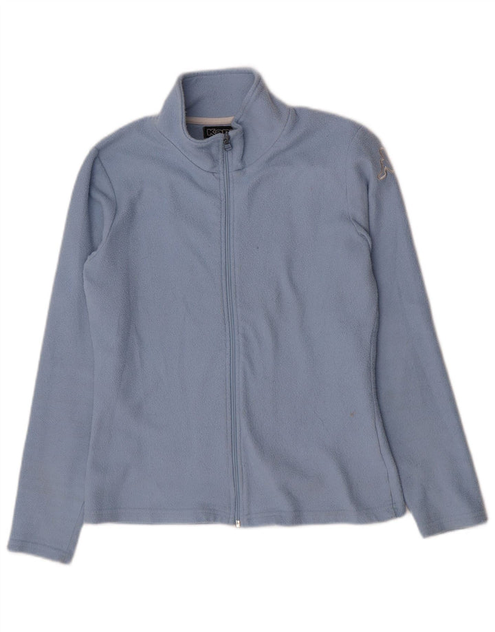 Kappa Girls Fleece Jacket 9-10 Years Large Blue Polyester