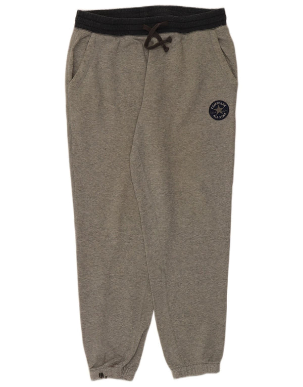 Converse Mens Tracksuit Trousers Joggers Large  Grey Cotton