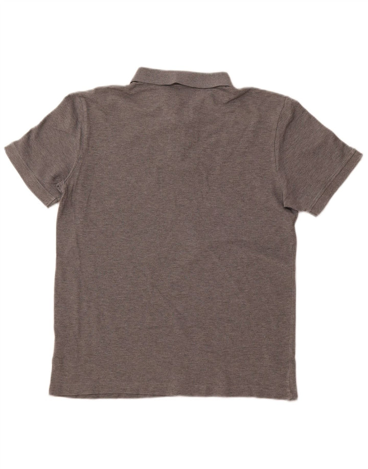 PUMA Mens Polo Shirt Medium Grey Cotton