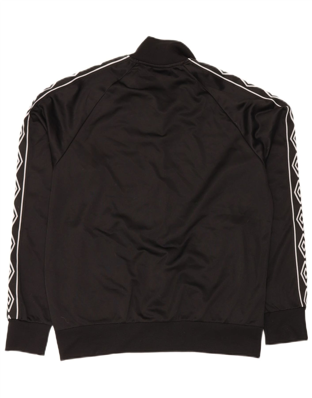 UMBRO Mens Graphic Tracksuit Top Jacket Medium Black Polyester