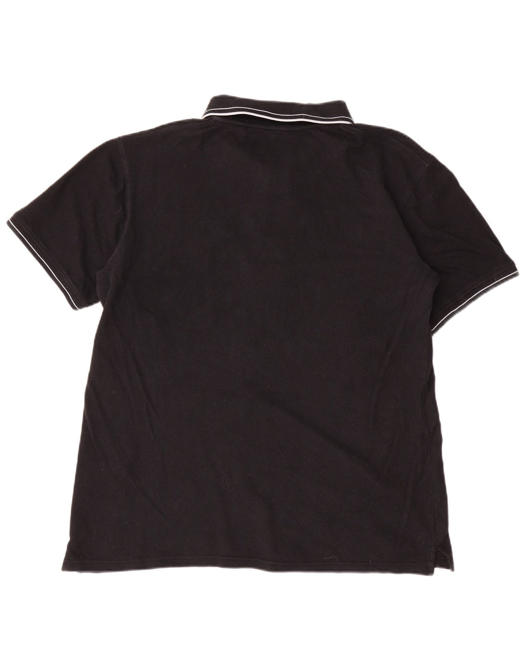 Lyle & Scott Mens Polo Shirt 2XL Black Cotton