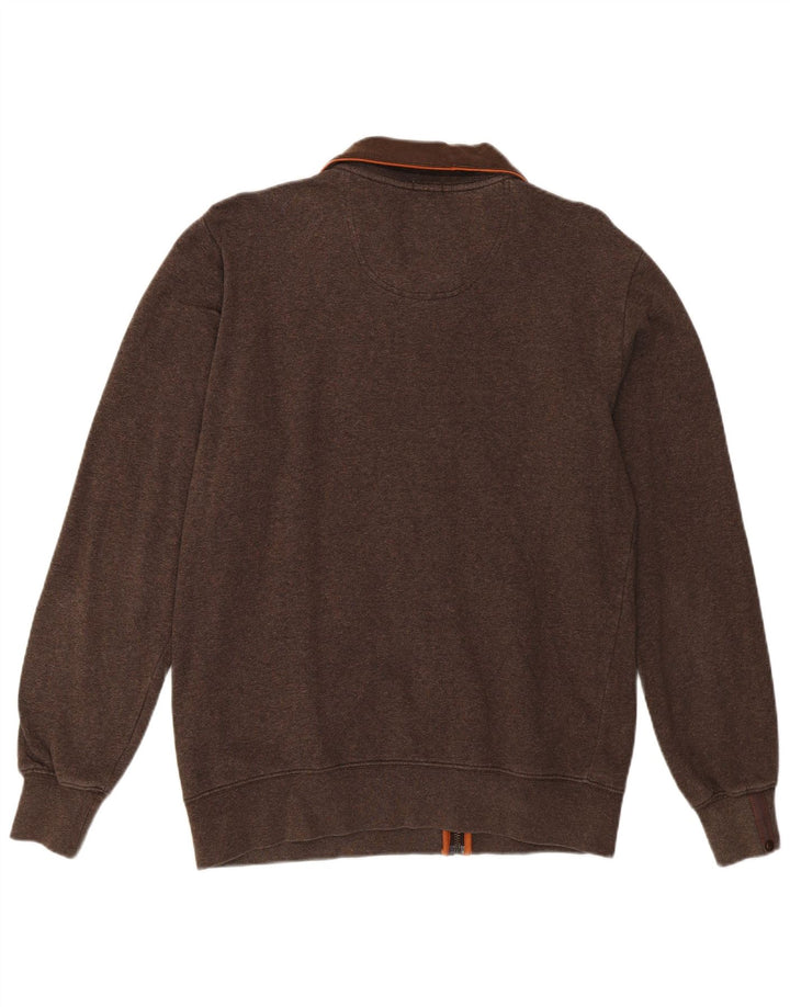 Champion Womens Rochester Graphic Tracksuit Top Jacket UK 16 Large Brown