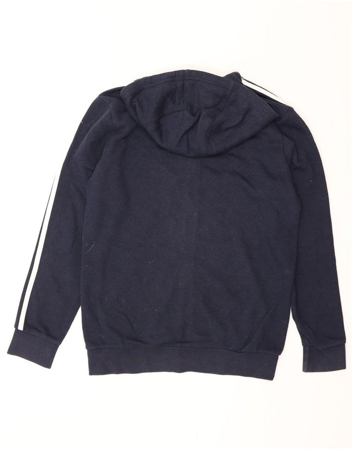 Adidas Mens Zip Hoodie Sweater Small Navy Blue