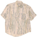 Vintage Mens Short Sleeve Shirt XL Multicoloured Striped