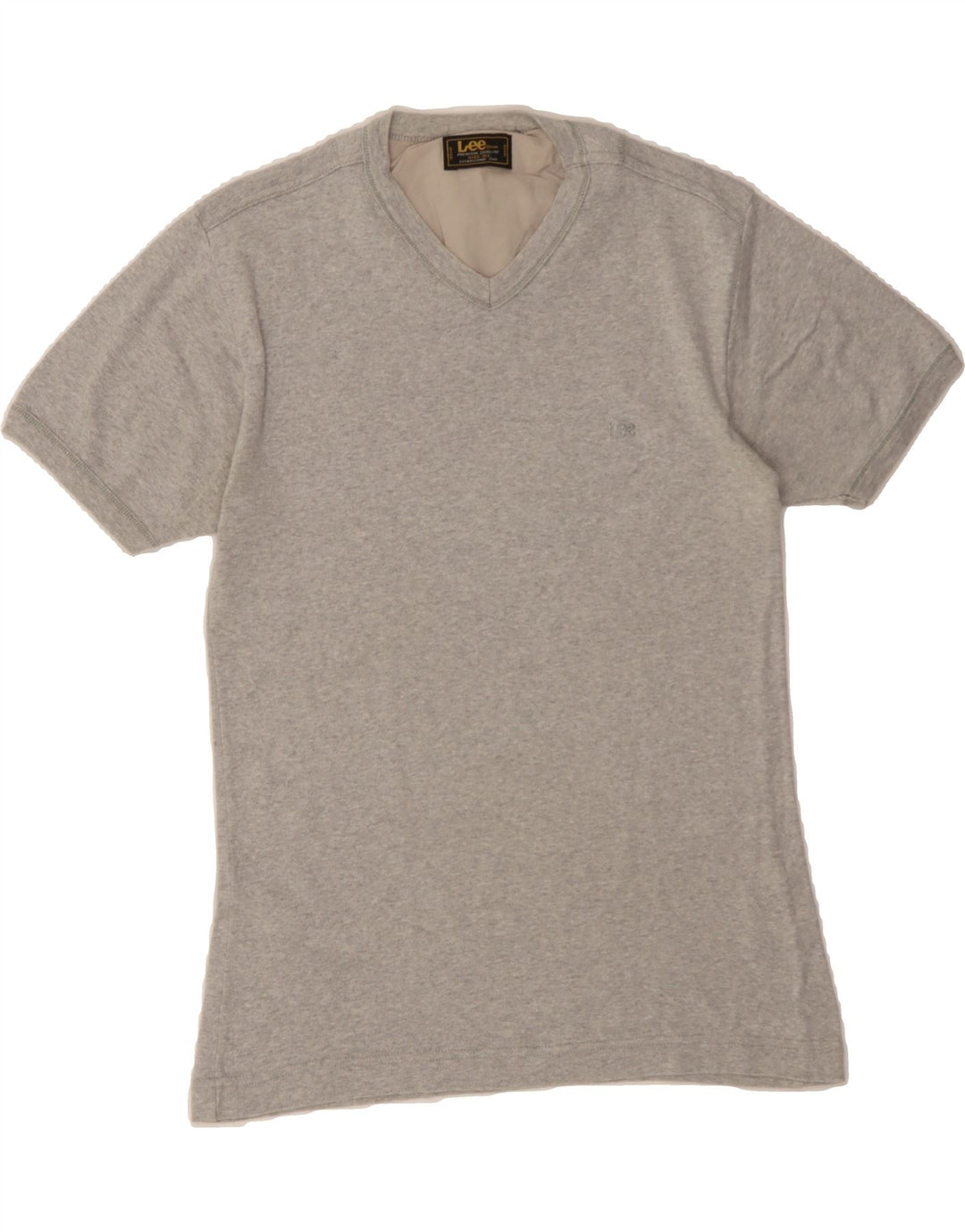 LEE Womens T-Shirt Top UK 18 XL Grey Cotton Vintage Lee and Second-Hand Lee from Messina Hembry 