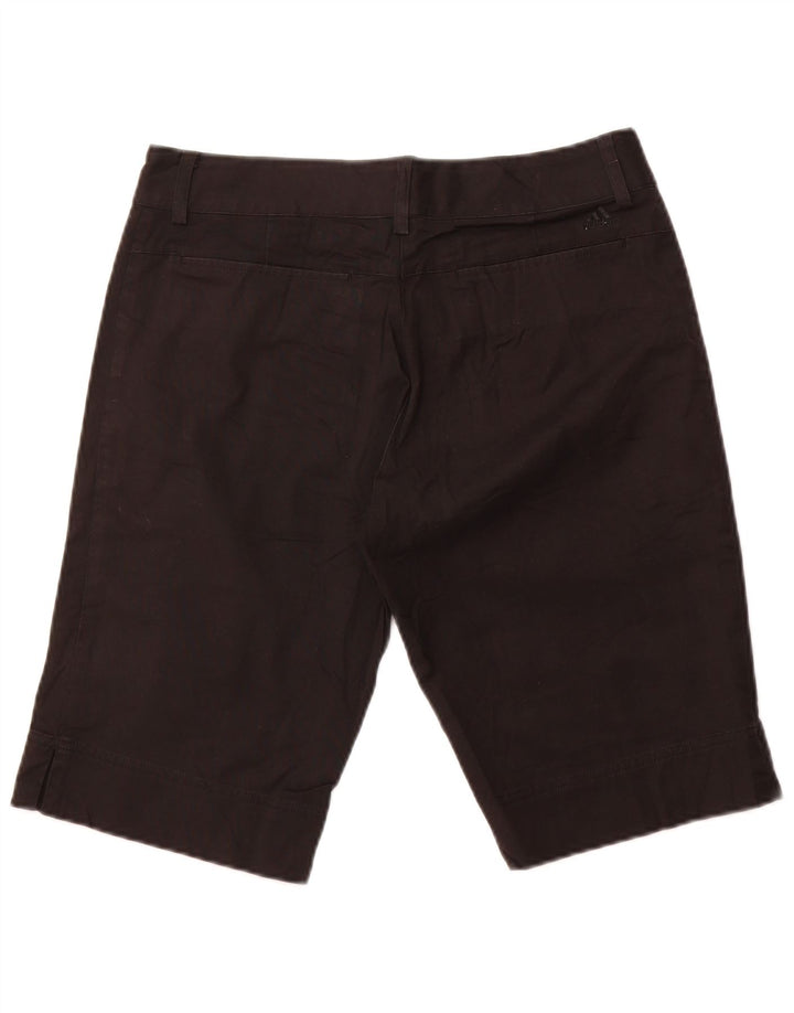 Adidas Womens Bermuda Shorts US 8 Medium W32 Black Cotton