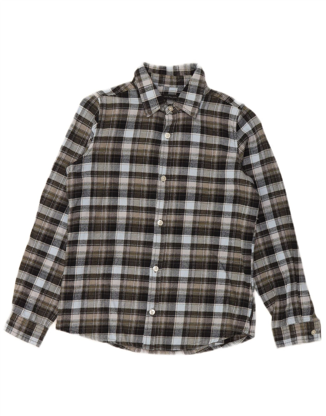 CALVIN KLEIN JEANS Boys Flannel Shirt 9-10 Years Multicoloured Check