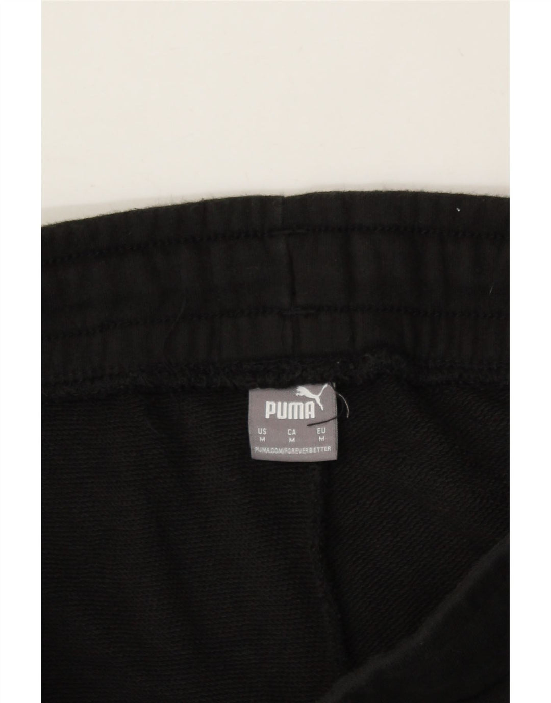PUMA Womens Graphic Tracksuit Trousers Joggers UK 14 Medium  Black Vintage Puma and Second-Hand Puma from Messina Hembry 