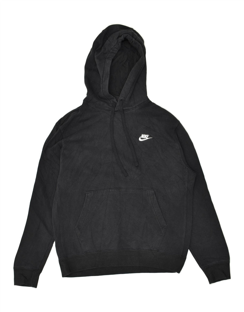 NIKE Mens Hoodie Jumper Medium Black Cotton | Vintage Nike | Thrift | Second-Hand Nike | Used Clothing | Messina Hembry 