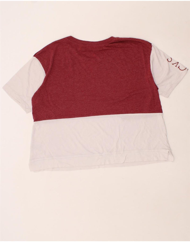 RUSSELL ATHLETIC Boys Graphic T-Shirt Top 15-16 Years XL  Red Colourblock Vintage Russell Athletic and Second-Hand Russell Athletic from Messina Hembry 