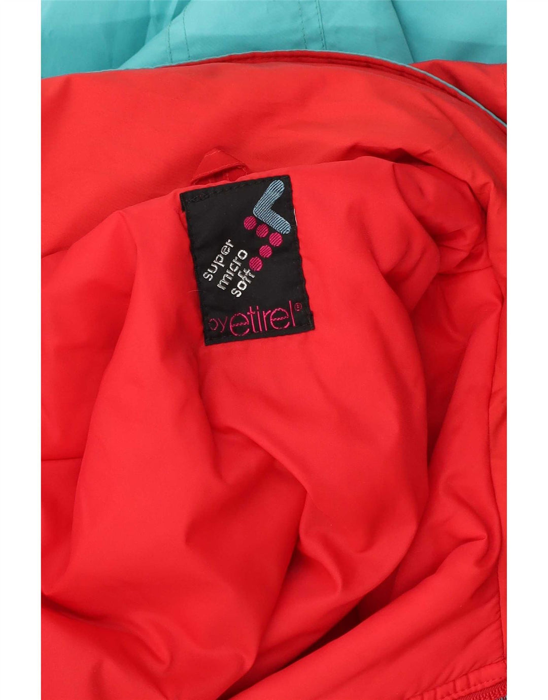 Etirel Mens Hooded Ski Jumpsuit Small Red Colourblock
