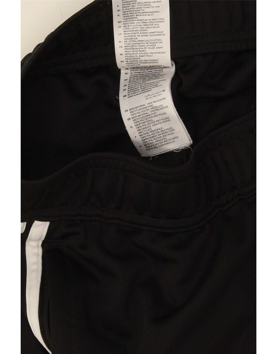 Adidas Mens Aeroready Tracksuit Trousers Small Black Polyester