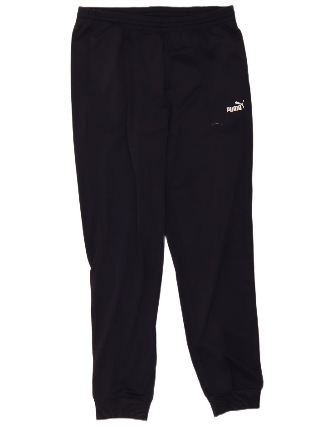 Puma Mens Tracksuit Trousers Joggers Large Navy Blue Polyester