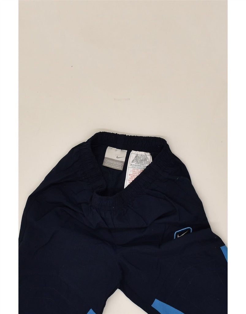 NIKE Baby Boys Tracksuit Trousers 18-24 Months Navy Blue Colourblock | Vintage Nike | Thrift | Second-Hand Nike | Used Clothing | Messina Hembry 