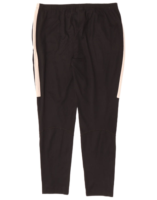 Nike Mens Dri Fit Tracksuit Trousers Medium Black Colourblock Polyester