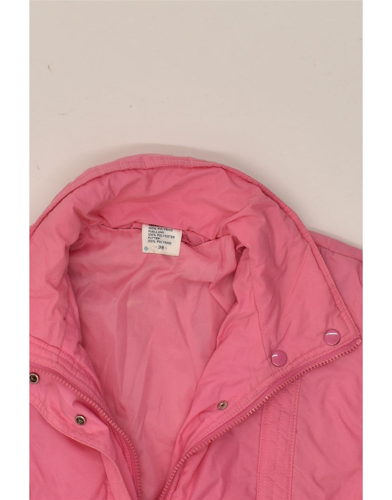 VINTAGE Womens Windbreaker Jacket EU 38 Medium Pink Polyamide | Vintage Vintage | Thrift | Second-Hand Vintage | Used Clothing | Messina Hembry 