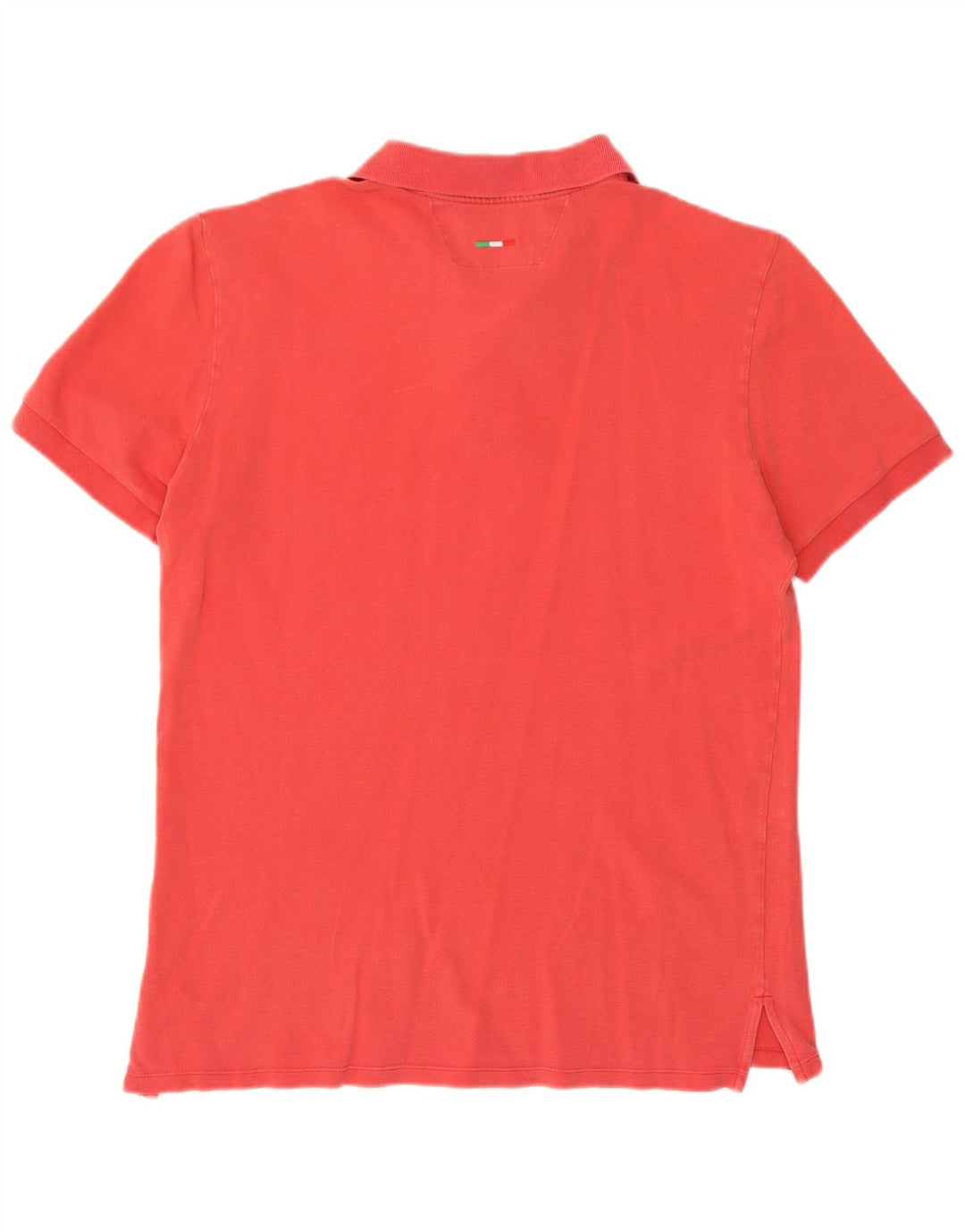 Jeckerson Mens Polo Shirt Medium Pink Cotton