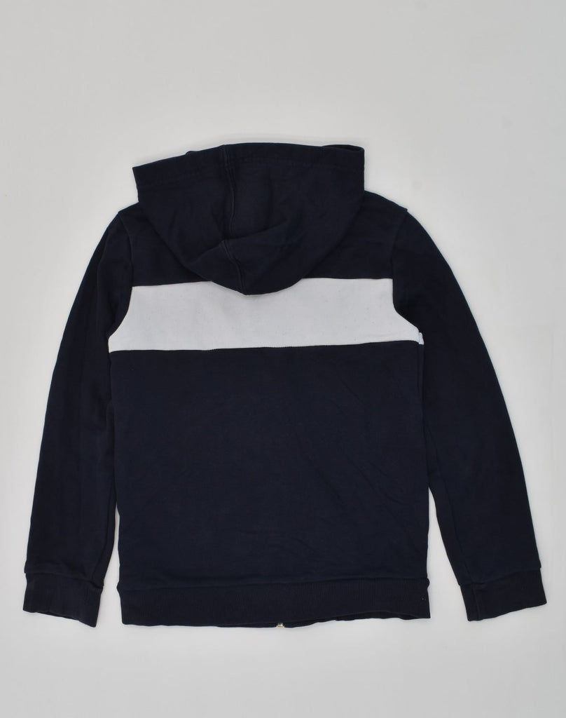 ADIDAS Boys Zip Hoodie Sweater 7-8 Years Navy Blue Cotton | Vintage Adidas | Thrift | Second-Hand Adidas | Used Clothing | Messina Hembry 