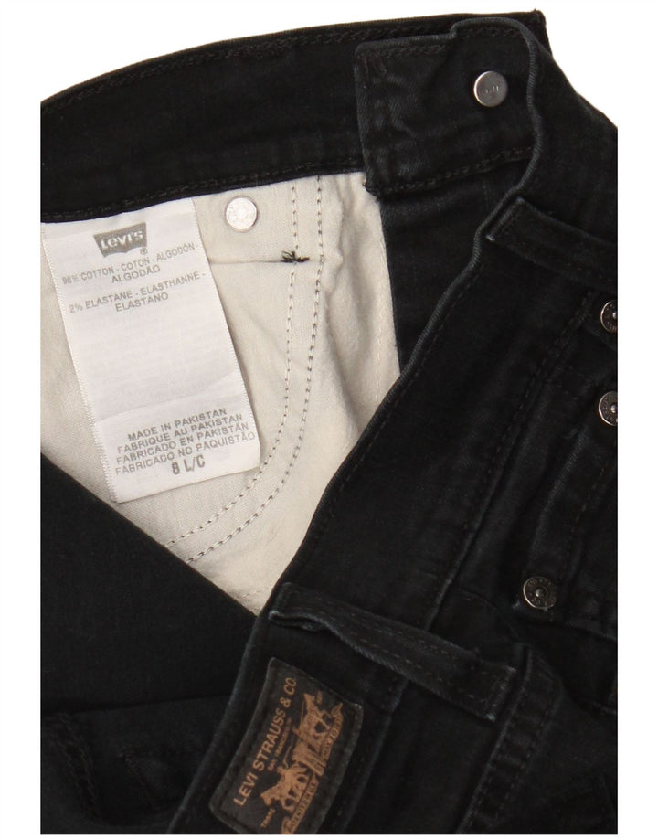 Levi's Womens 512 Bootcut Jeans US 8 Medium W28 L33 Black