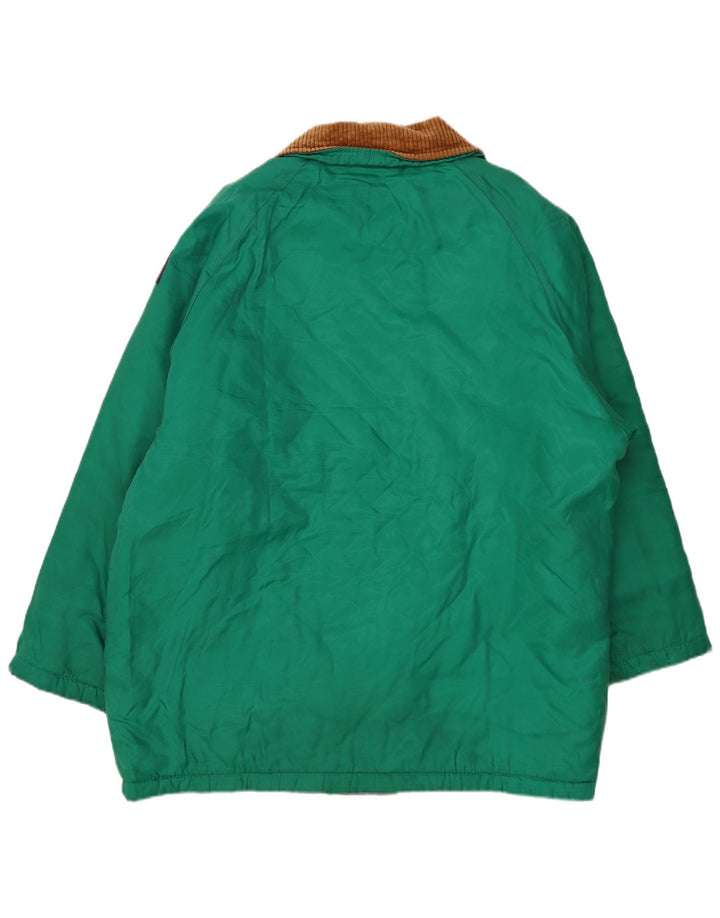 Brugi Mens Windbreaker Jacket UK 44 2XL Green Polyester