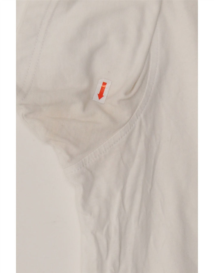 ADIDAS Mens Graphic T-Shirt Top Large White Cotton