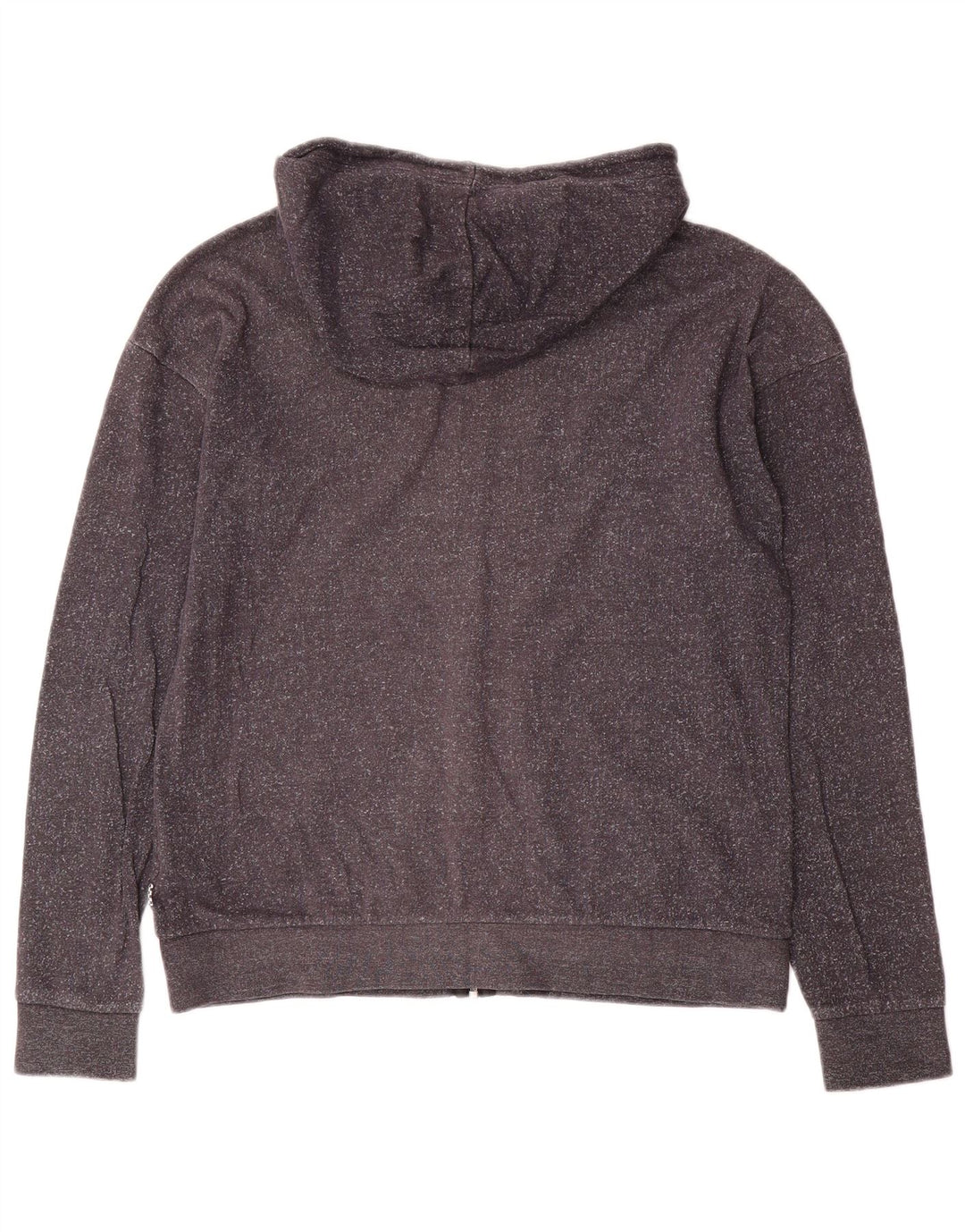 Vans Mens Zip Hoodie Sweater Small Grey Flecked Cotton