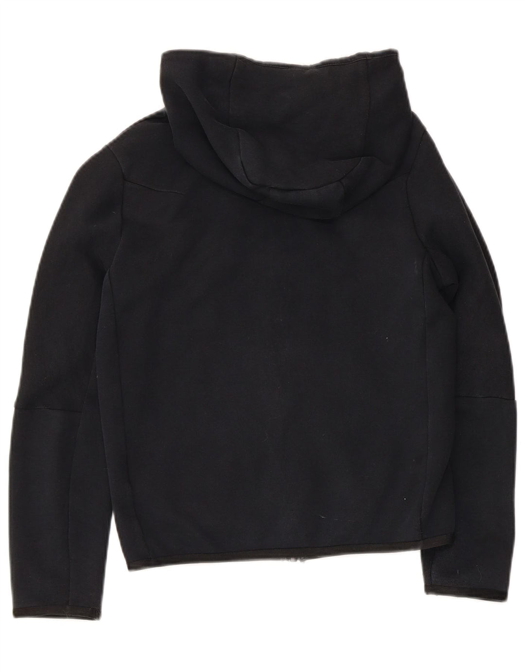 Nike Boys Zip Hoodie Sweater 10-11 Years Medium Black Cotton