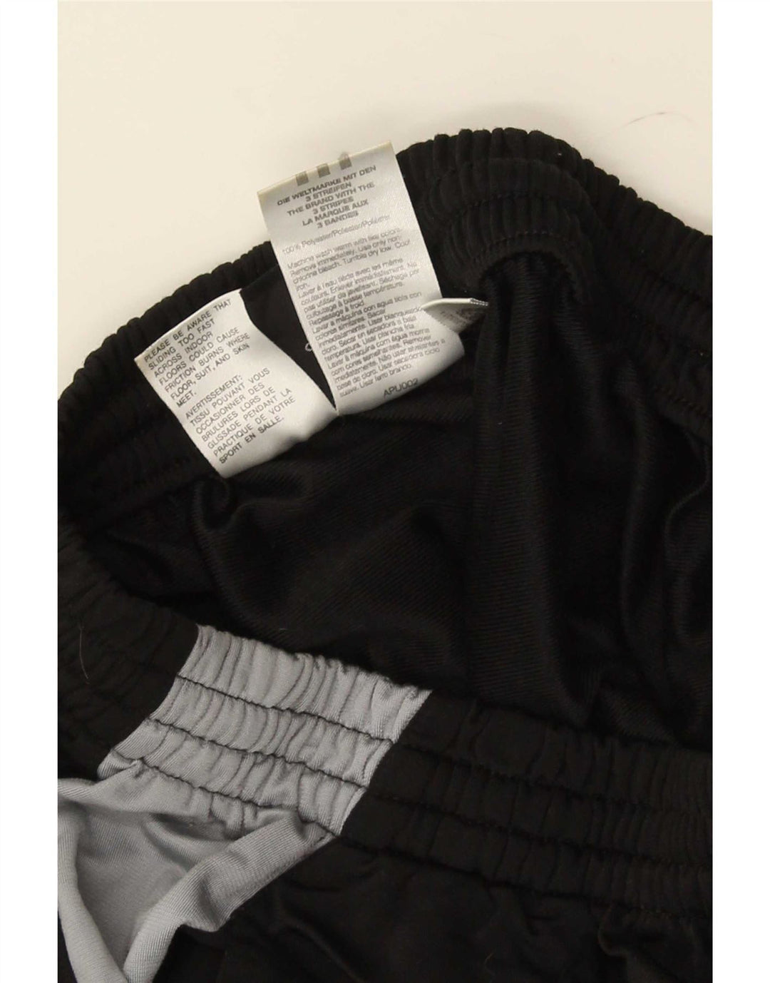 Adidas Mens Tracksuit Trousers UK 36/38 Small Black Colourblock Polyester
