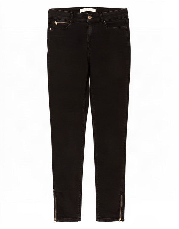 Zara Womens Skinny Jeans EU 38 Small W28 L28 Black Cotton