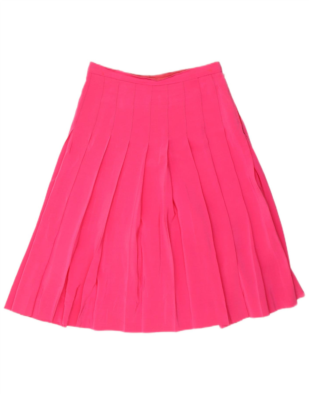 Vintage Womens Pleated Skirt W26 Small Pink