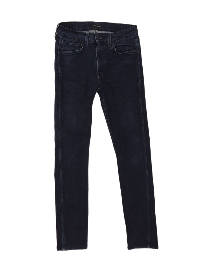 LEVI'S Womens Skinny Jeans W32 L32 Navy Blue Cotton Vintage Levi's and Second-Hand Levi's from Messina Hembry 