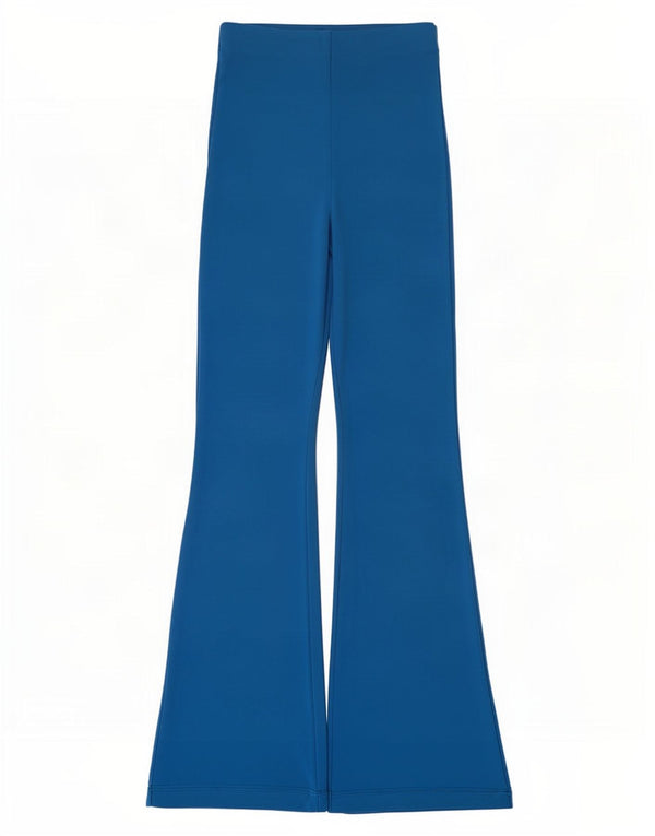 Zara Womens Flare Tracksuit Trousers UK 8 Small Blue