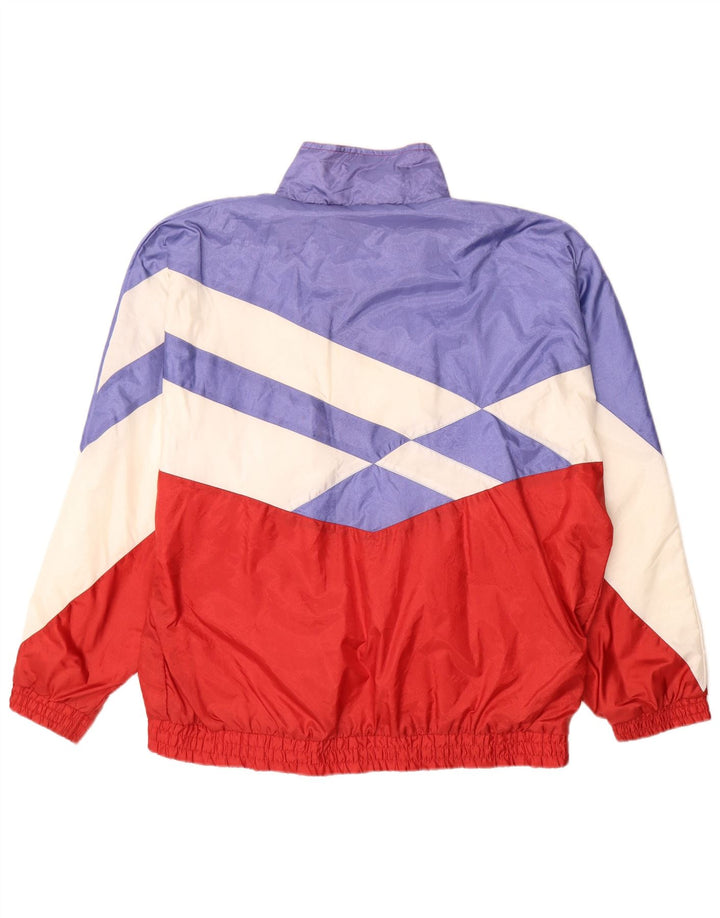 Vintage Mens Tracksuit Top Jacket Large Multicoloured Colourblock