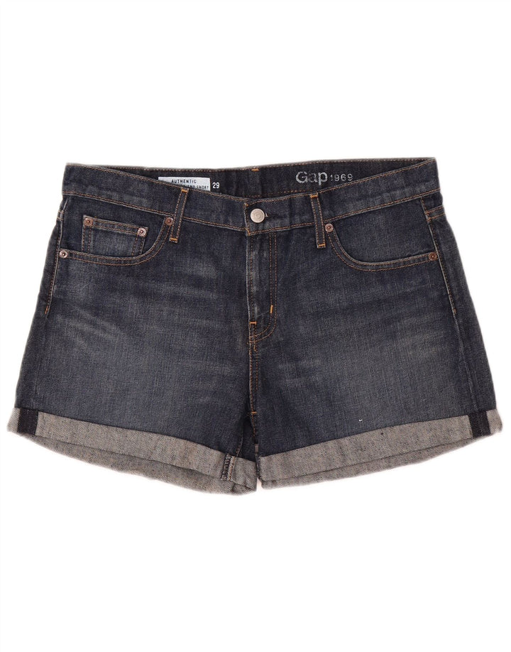 Gap Womens Denim Shorts UK 12 Medium W32 Blue Cotton