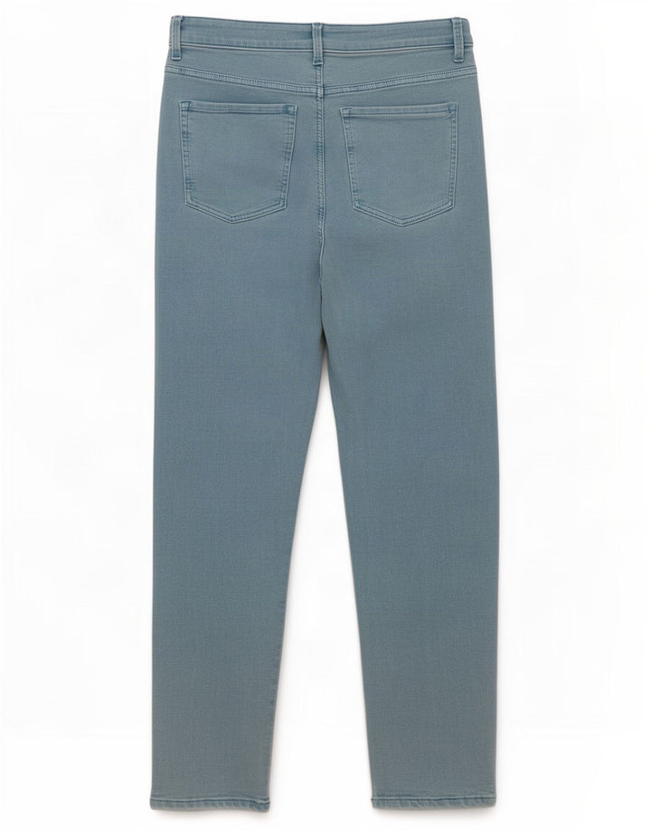 Marks & Spencer Womens Straight Jeans UK 12 Medium W30 L27 Turquoise