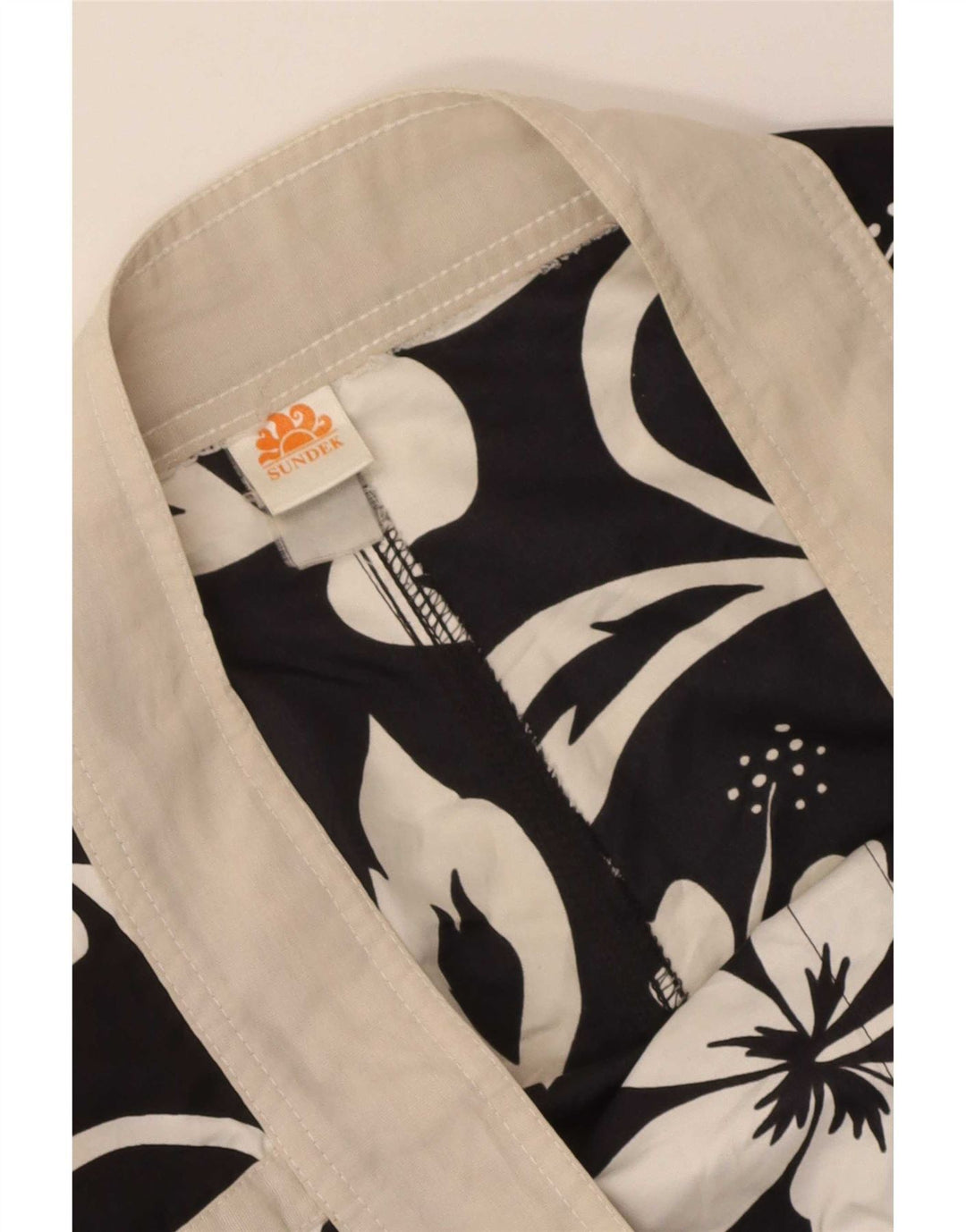 Sundek Mens Swimming Shorts Medium Black Floral
