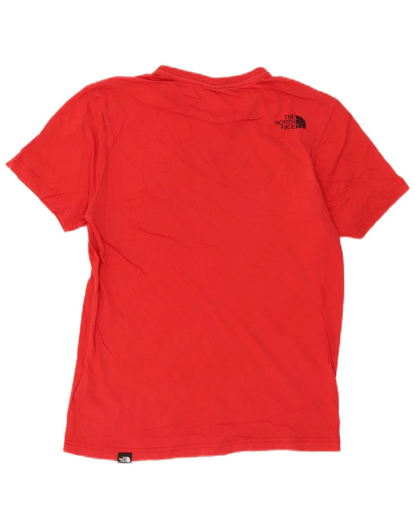 The North Face Mens Graphic T-Shirt Top Small Red Cotton