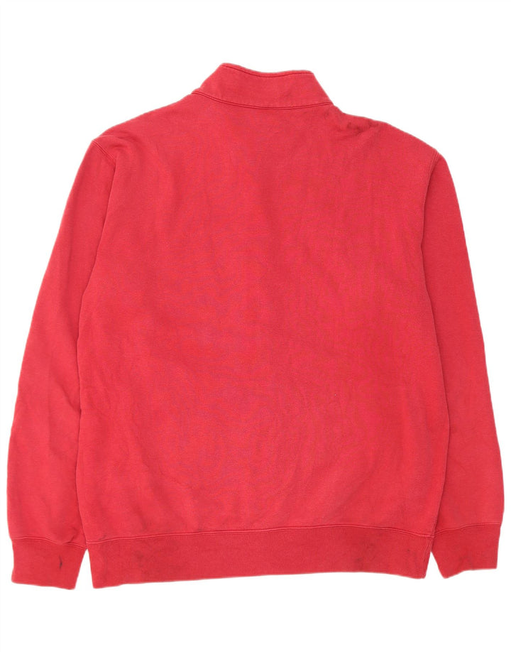 Champion Mens Tracksuit Top Jacket 2XL Red Cotton