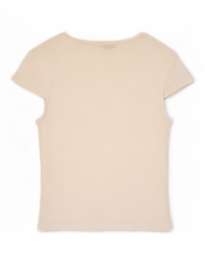 Benetton Womens Blouse Top Small White