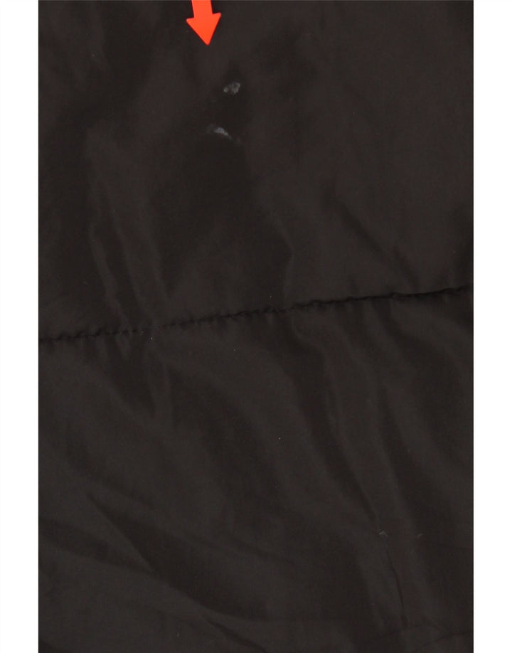 Free People Womens Oversized Padded Jacket UK 16 Large Black Polyester