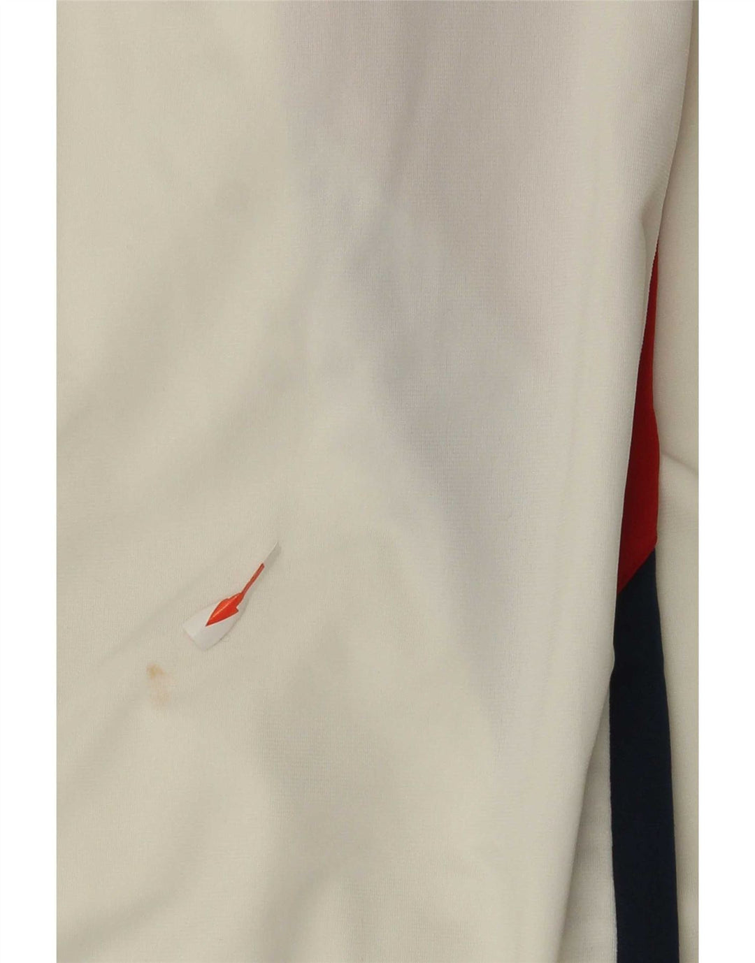 Asics Mens Tracksuit Top Jacket XL White Colourblock Polyester
